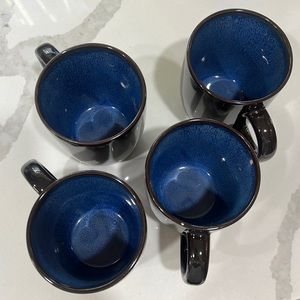 Threshold Belmont Blue Stoneware Mugs